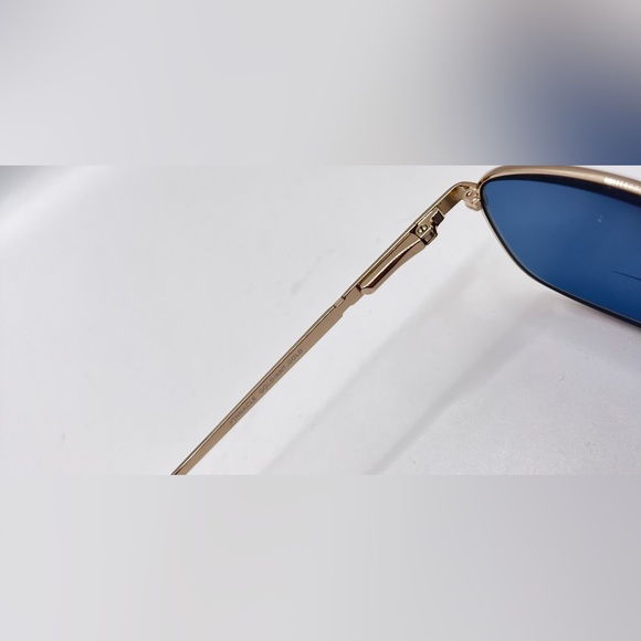 Vintage Pinnacle Montreaux Gold Rectangular Sunglasses Frames Only - Picture 8 of 8